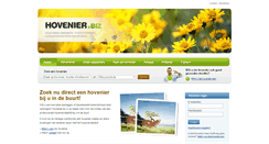 Desktop Screenshot of hovenier.biz