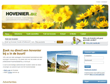 Tablet Screenshot of hovenier.biz